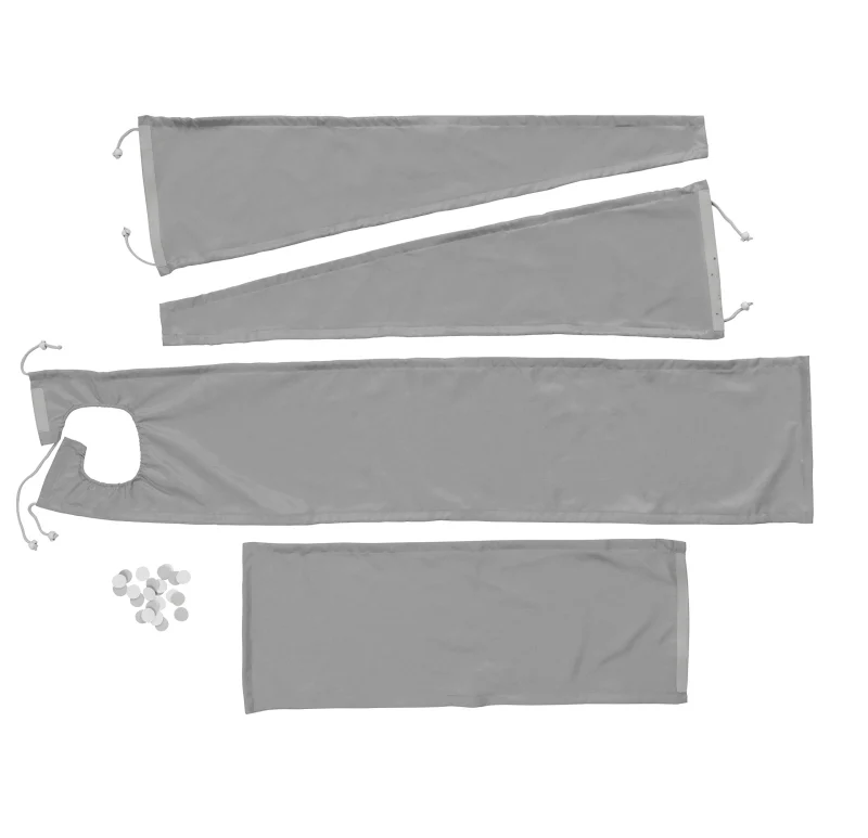 Electrolux EWS01 Kit de Calfeutrage Fenêtre pour Climatiseur, Installation Facile, Compatible Aluminium, Bois, PVC, Améliore l'Efficacité Énergétique, Pour Tuyaux d'Évacuation de 150mm, Blanc