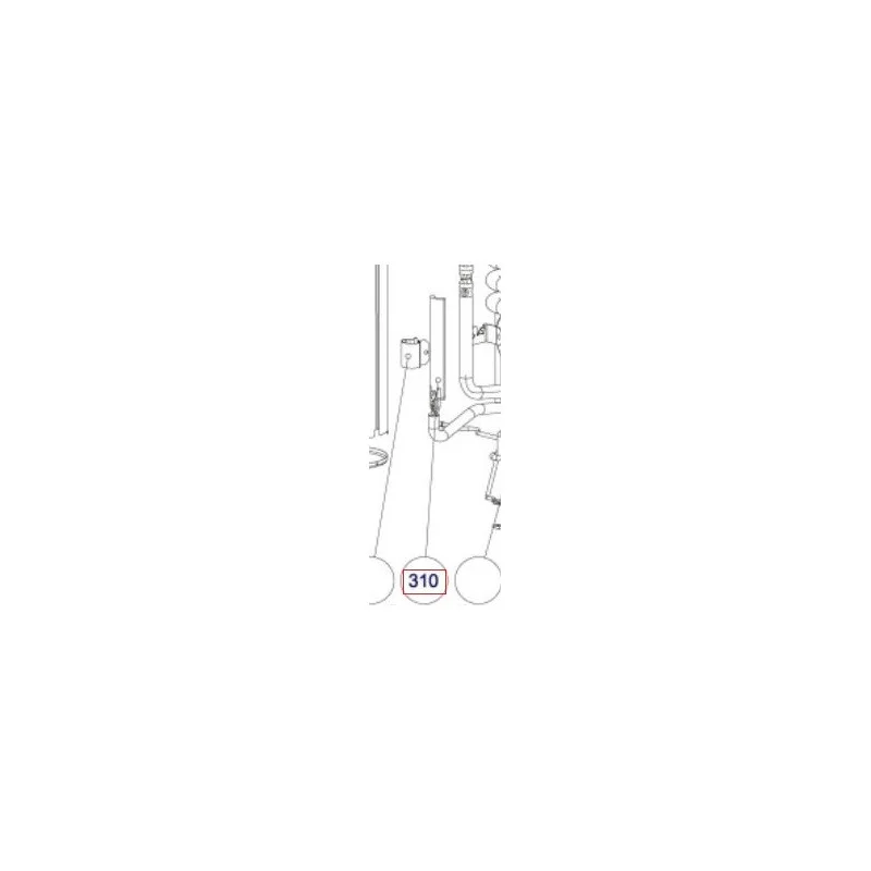 Elément chauffant pour Mini-bar DOMETIC 207255001