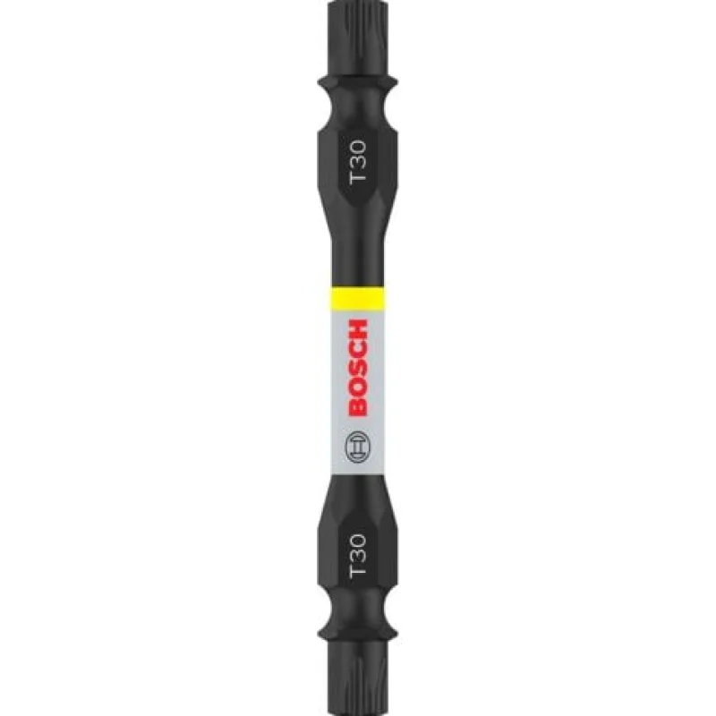 Embout de vissage PRO Impact Bosch avec lames doubles et inserts Pick and Click T30 65 mm - 2608522542