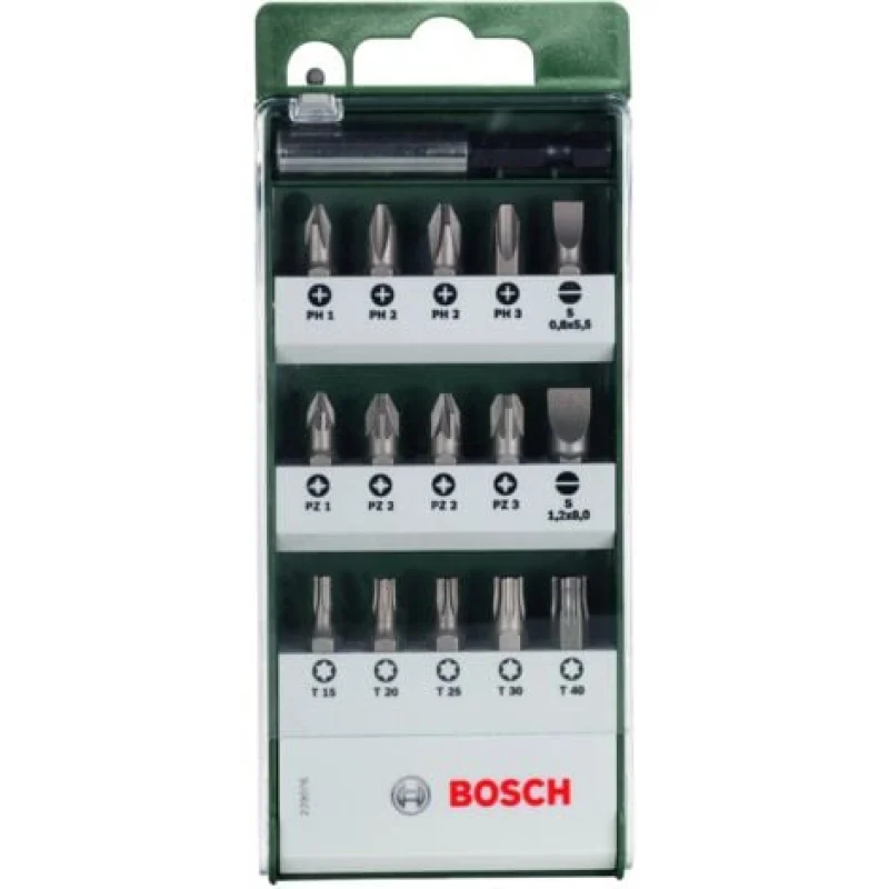 Ensemble mixte 16 bits (S, PH, PZ, T) BOSCH 2609255977 - Bosch Outillages