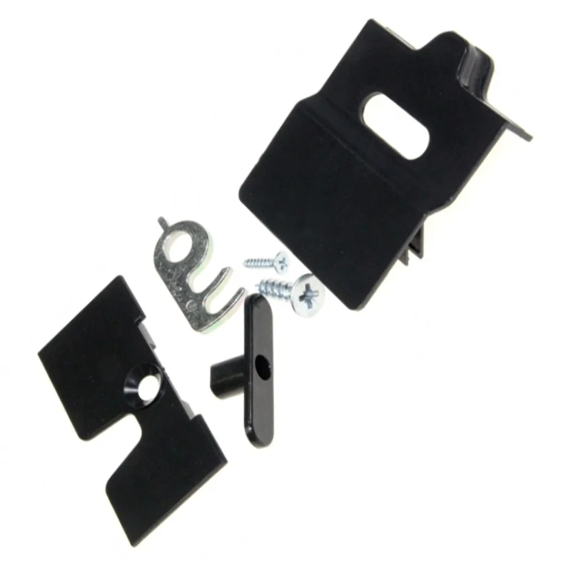Fermeture de porte coudée noir d'origine DOMETIC 241275787