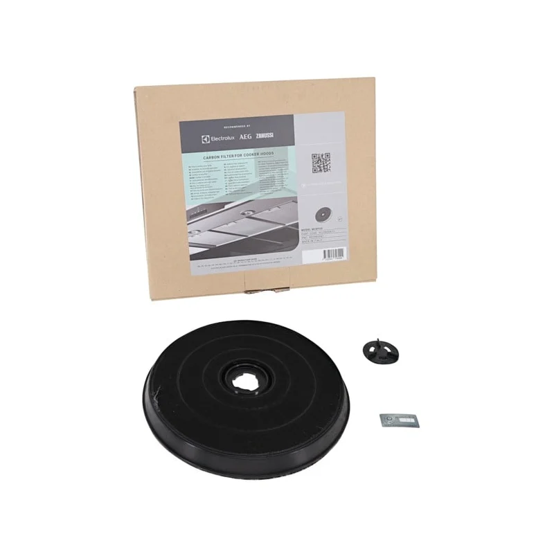 Filtre à charbon d'origine EFF57 (232 x 232 x 26 mm) pour hotte Electrolux, Faure, Zanussi - 9029865889