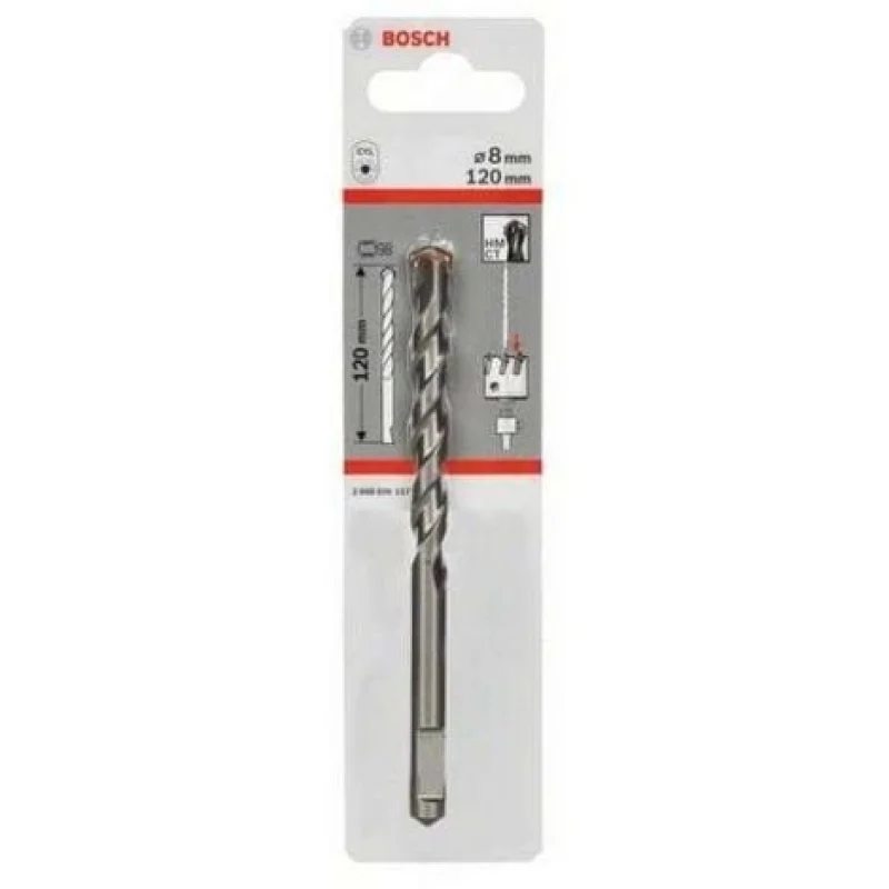 Foret de centrage pour porte-outil six pans et SDS-plus BOSCH 2608596157