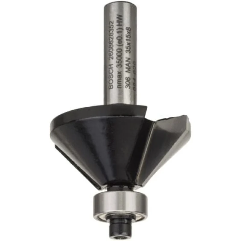 Fraise à chanfreiner Bosch, 8 mm, L 11 mm, L 15 mm, G 56 mm, 45° - 2608628352