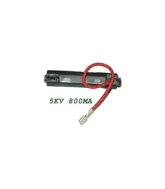 Fusible haute tension de micro ondes 5Kv 0.8 Amp - Fagor Brandt Thomson Vedette De-Dietrich Sauter Thermor Océan