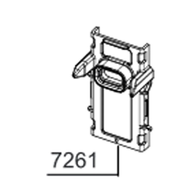Guide tube alimentation d'origine BEKO 1512510100