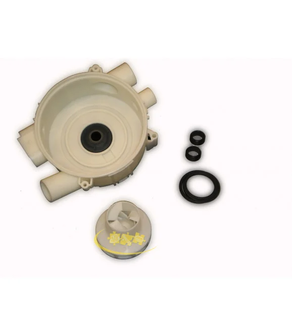 Hélice + carter avec joint d'étancheité 6195751 pompe de cyclage Mièle - MIELE