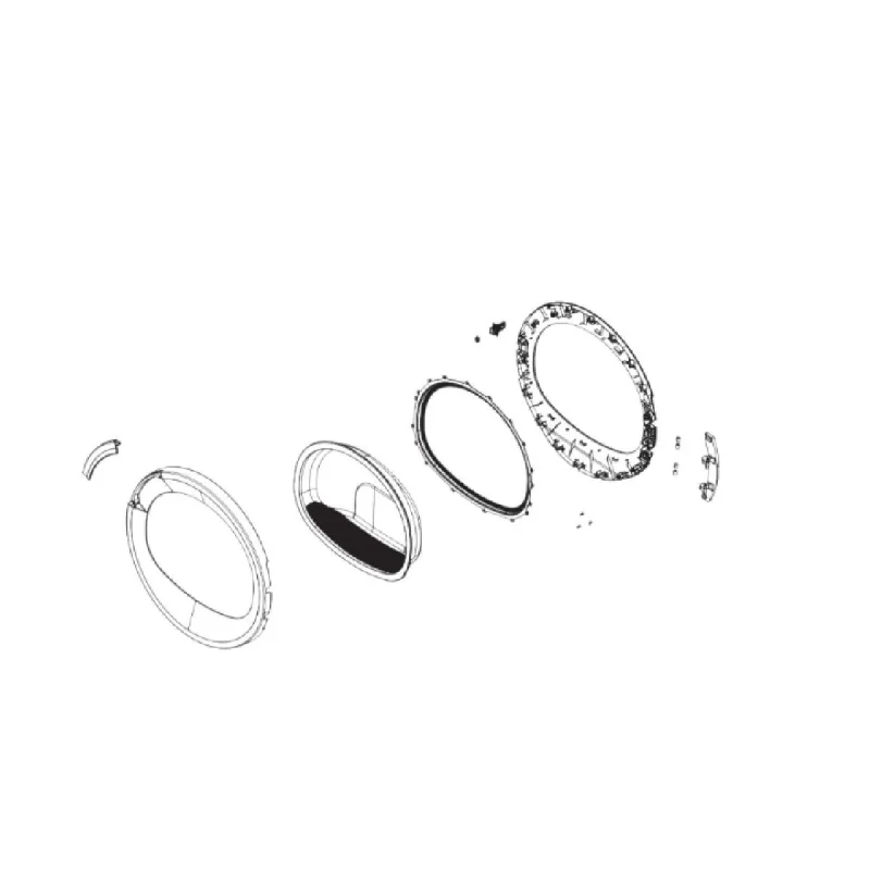 Hublot complet d'origine BEKO 2984780200