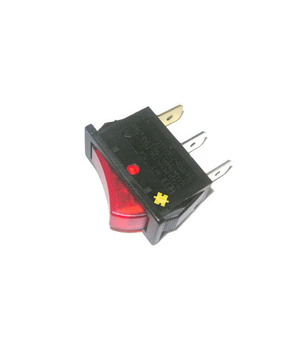 Interrupteur unipolaire 3 cosses voyant rougre - Autres marques