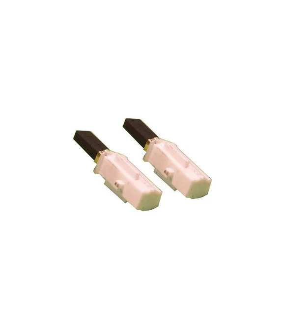 Jeu de 2 charbons adaptables (6.3x11mm) aspirateur Mièle - MIELE