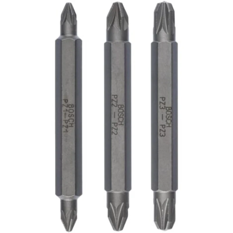 Jeu de lames doubles Bosch, 3 pièces PZ1, PZ1, PZ2, PZ2, PZ3, PZ3, 60 mm - 2607001749