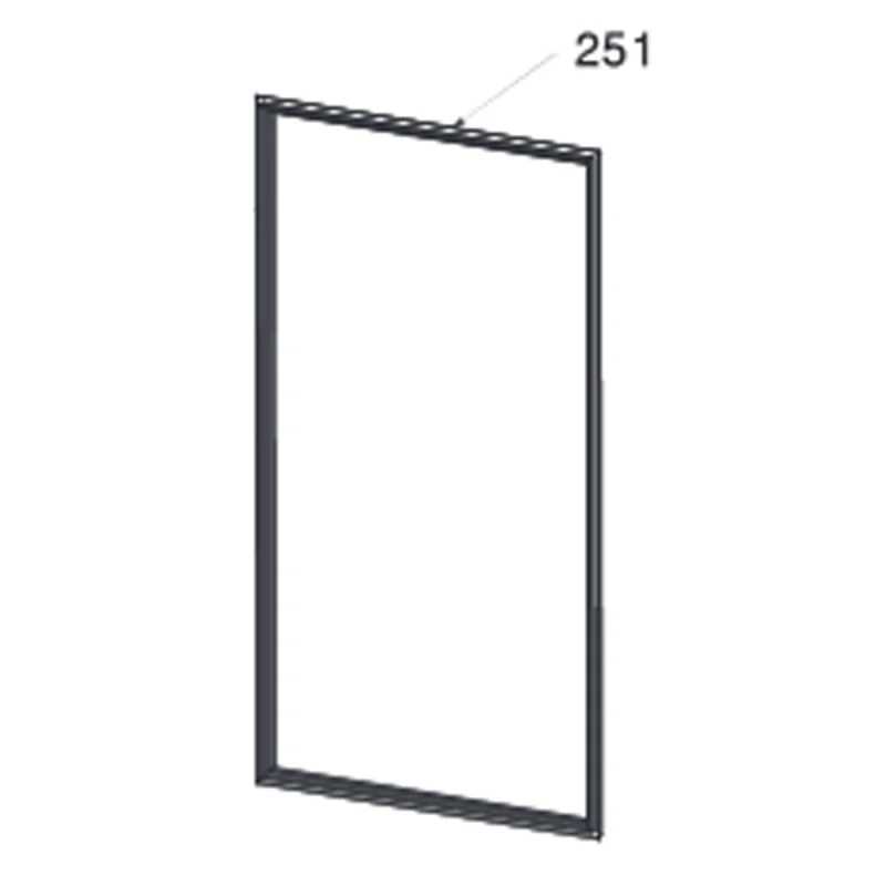 Joint de porte réfrigérateur (repère 251) BEKO 4937732600