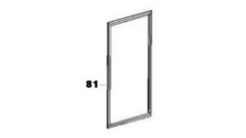 Joint de porte réfrigérateur (repère 81) CANDY 49031656