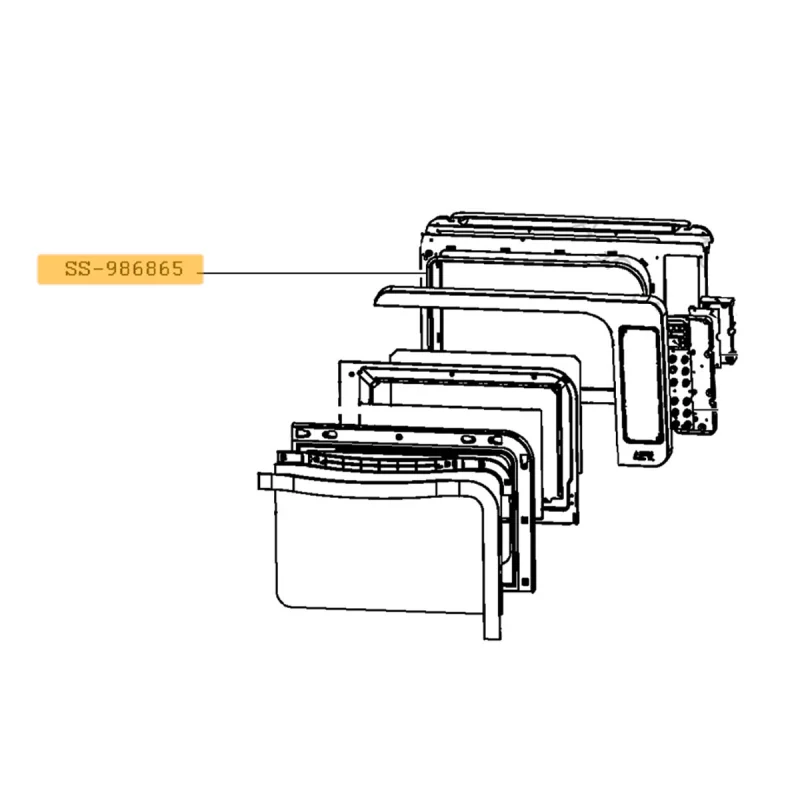 Joint de porte ( repère SS-986865 ) SEB SS-986865