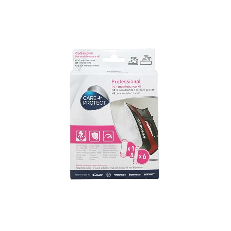 KIT D'ENTRETIEN UNIVERSEL POUR FERS A REPASSER & CENTRALES - CARE + PROTECT