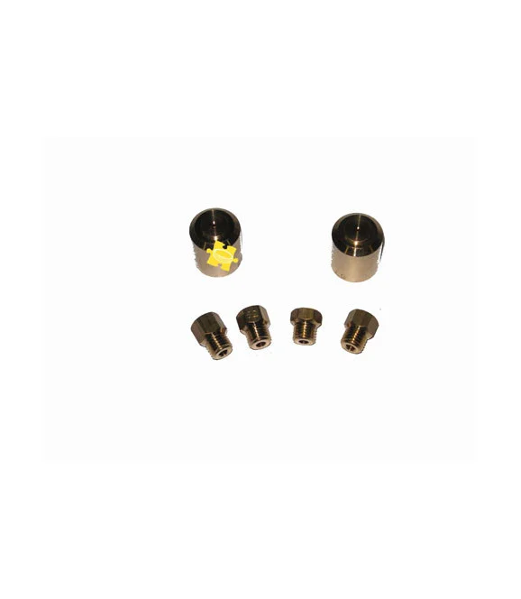 kit de 5 injecteurs filetage6x80+emboité butane propane 79x6516 - Fagor Brandt Thomson Vedette De-Dietrich Sauter Thermor Océan