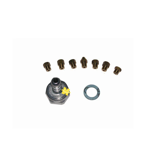 kit de 7 injecteurs filetage6x80 butane propane - Fagor Brandt Thomson Vedette De-Dietrich Sauter Thermor Océan