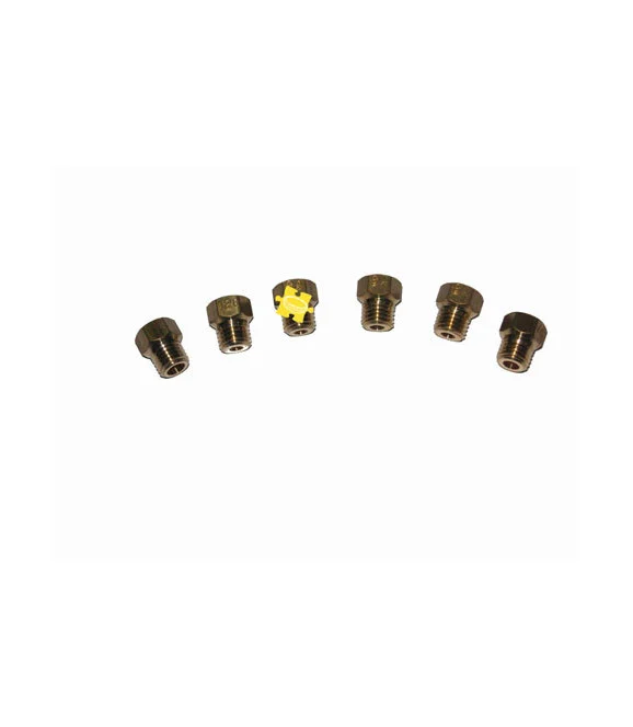 kit injecteurs filetage 6x80 gaz naturel table de cuisson Whirlpool 481931039346 - Whirlpool Laden Ignis Baucknecht Radiola Philips
