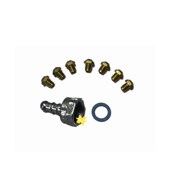 kit injecteurs filetage 7x100 butane propane - Fagor Brandt Thomson Vedette De-Dietrich Sauter Thermor Océan