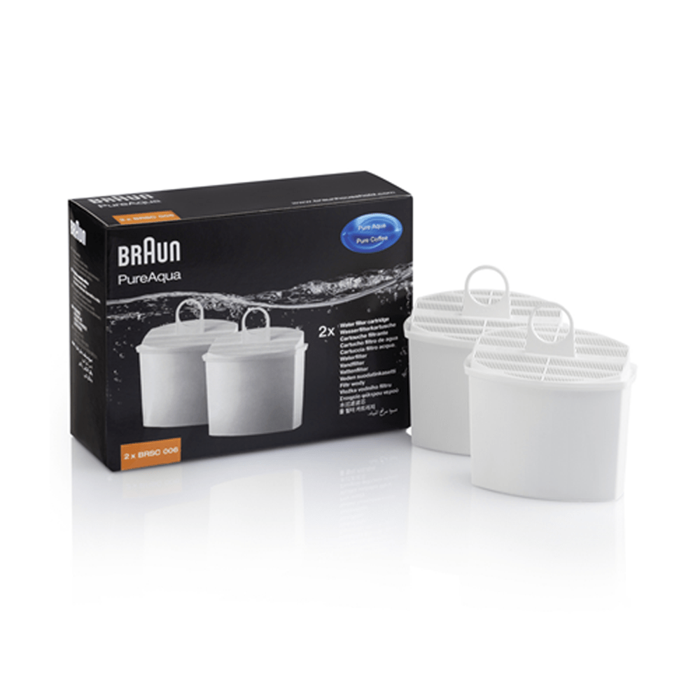 Filtre à eau (2pcs) d'origine Braun PureAqua BRSC 006 / KWF2 - AllSpares