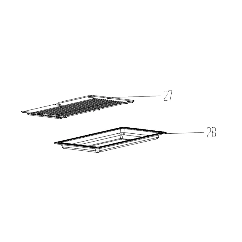 Lèche frite repère 28 BEKO 419930001