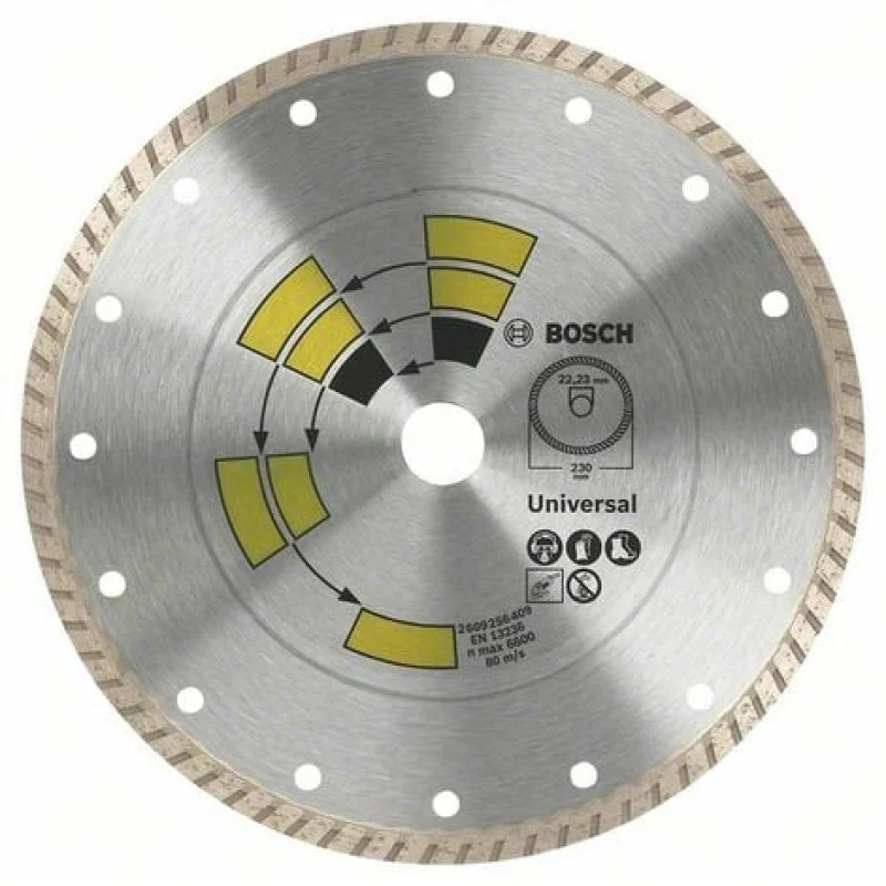 Lame de coupe universelle Turbo Diamond Ø 125 mm BOSCH 2609256408 - Bosch Outillages