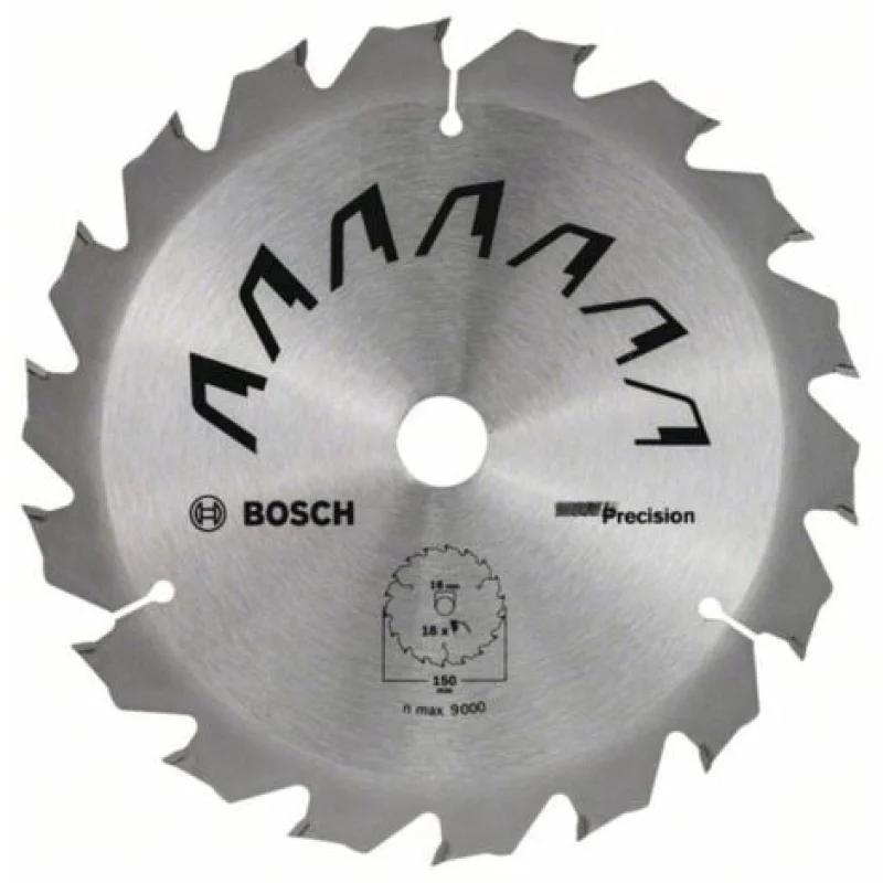 Lame de scie circulaire au carbure Bosch Outillages 2609256D62 150 x 16 mm Nombre de dents: 18 1 pc(s)