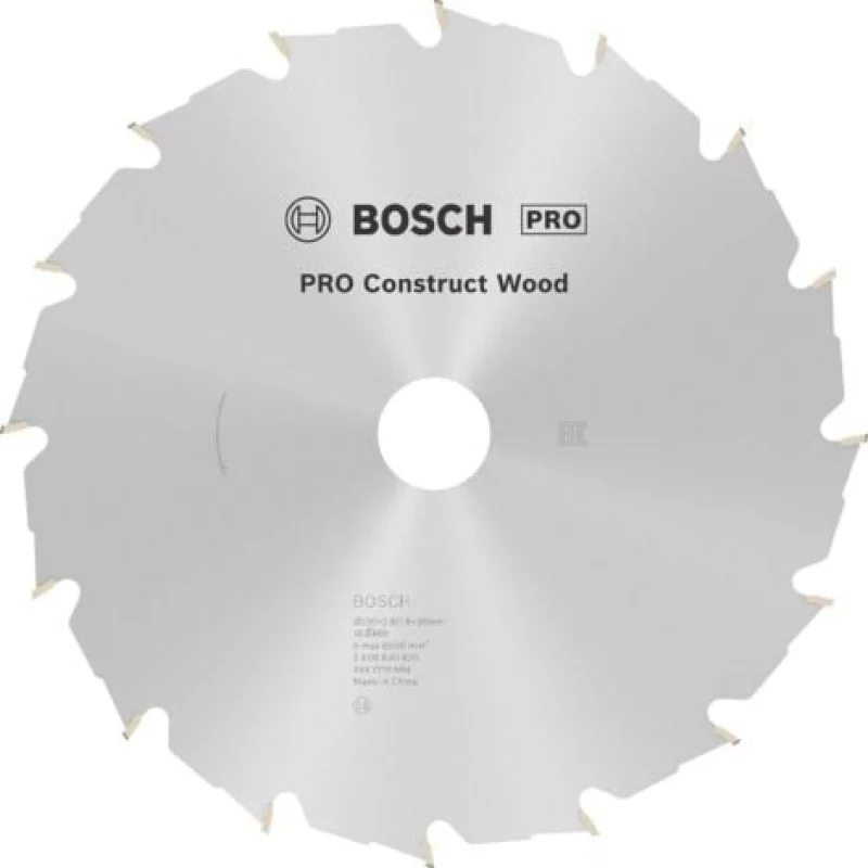 Lame de scie circulaire Bosch PRO Construct Wood FWF 230x2,8x30 16Z - 2608640635