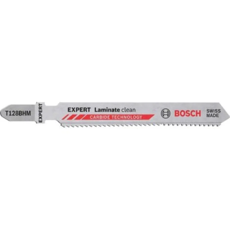 Lame de scie sauteuse EXPERT Laminate Clean T128BHM Bosch, 2 pièces - 2608901707