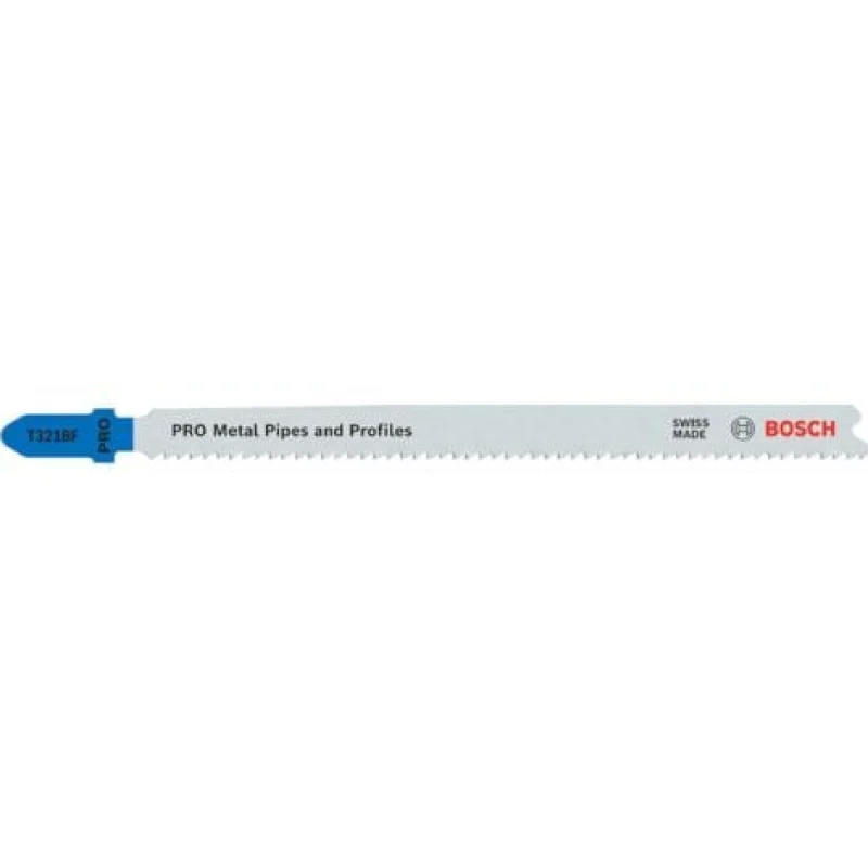 Lame de scie sauteuse PRO Metal Pipes and Profiles T321BF Bosch 132 mm 2 pièces - 2608655098