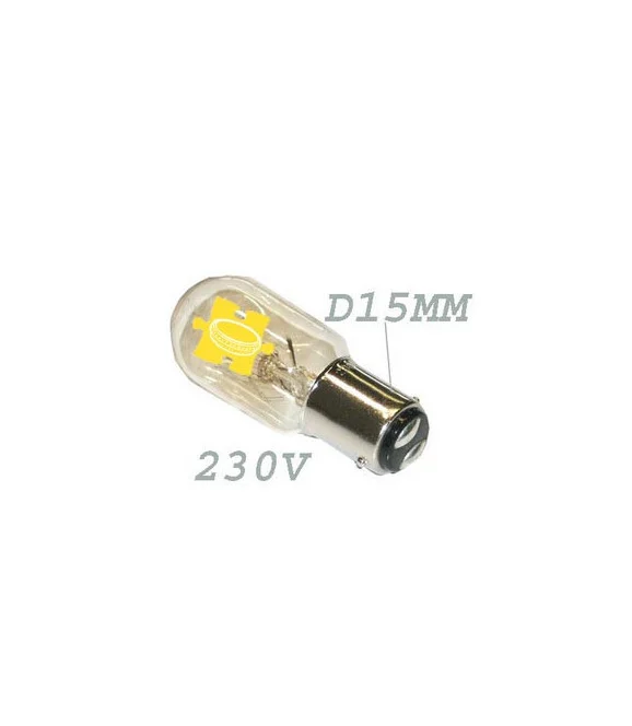 LAMPE TUBE B15 25W a bayonnette - Toutes marques
