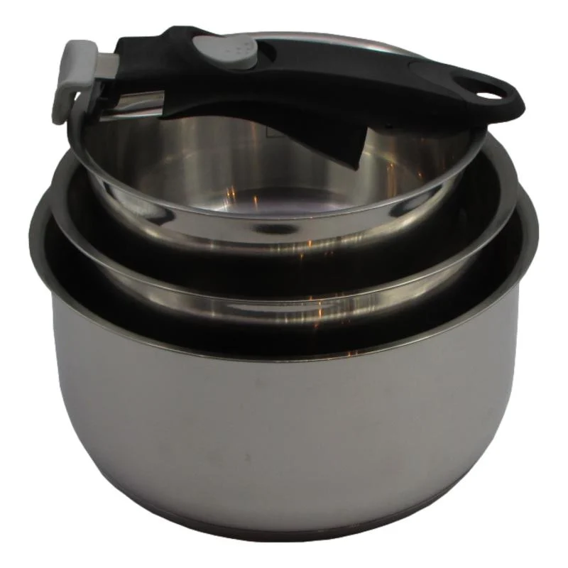 LOT 3 CASSEROLES 16/18/20 INOX SBM1000400 - DIVERS MARQUES
