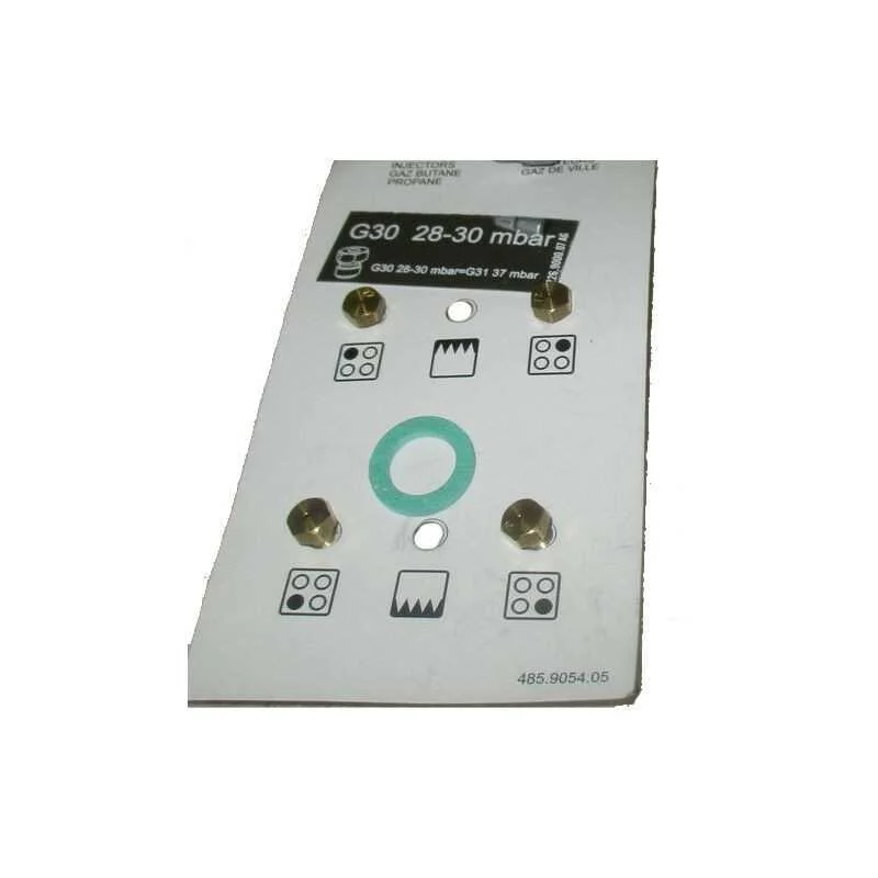 Lot d'injecteurs gaz butane G30-30 ( LPG ) pour cuisinière Beko - 4431900187