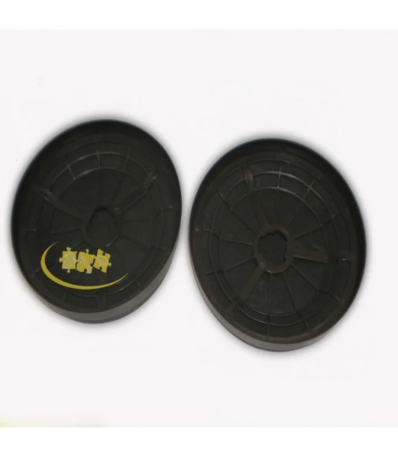 Lot de 2 filtres à charbons de hotte Brandt AS0015184 - Fagor Brandt Thomson Vedette De-Dietrich Sauter Thermor Océan