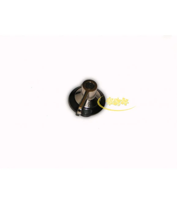 Manette 694975086 gaz noire chromée table Smeg