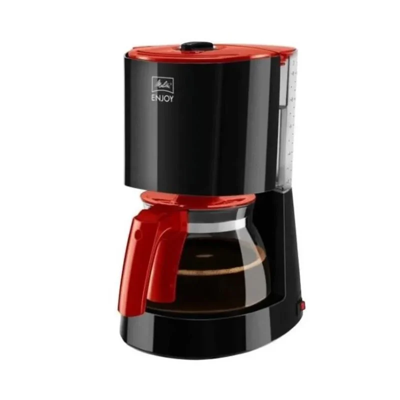 MELITTA 1017-09 Cafetière filtre Enjoy II Glass - Rouge et Noir