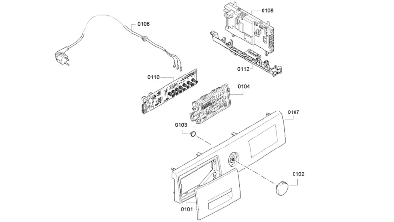 Module de puissance programmé (repère 0108) d'origine SIEMENS 10001600