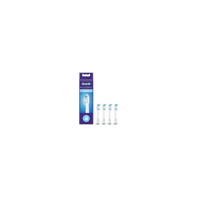 Oral-B Set de 4 Pulsonic Brossettes Clean pour Brosses à Dents Soniques 4 Unité