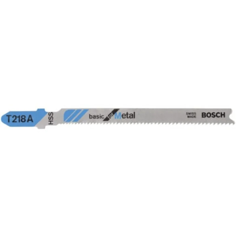 Pack de 2 lames de scie sauteuse T 218 A en acier HSS 92mm - BOSCH - 2609256962