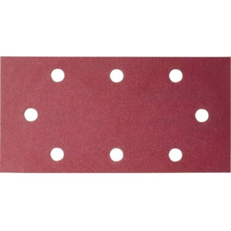 Papier abrasif pour ponceuse vibrante avec bande auto-agrippante, perforé Bosch Outillages 2609256A90 Grain 120 (L x l