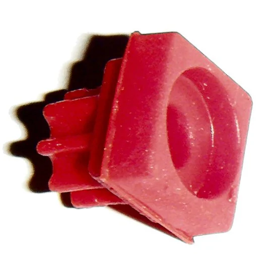 Patin ou pied de couleur rouge de grille plaque gaz 764010175 Smeg - Promos