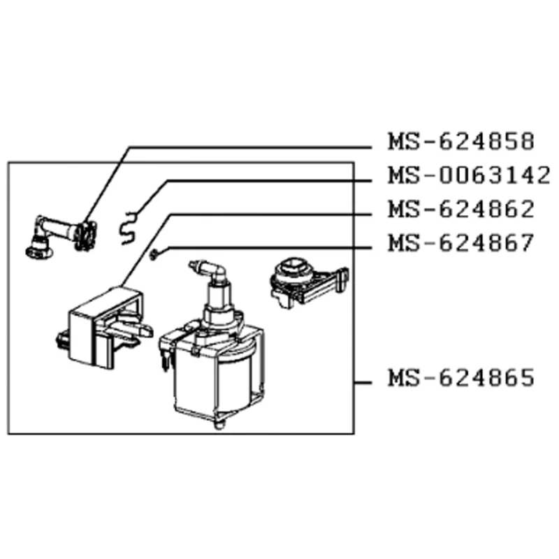 Pompe NESPRESSO CITIZ KRUPS MS-624865
