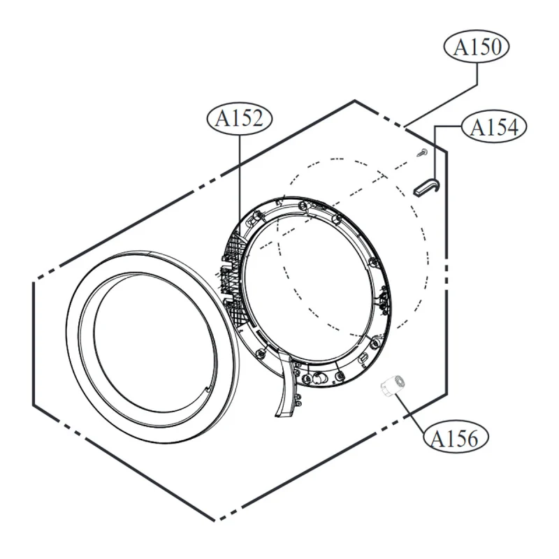 Porte complète LG ADC74154928