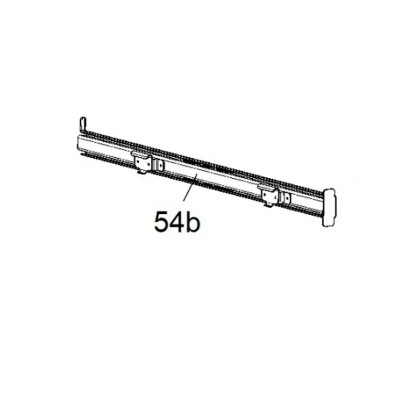 Rail télescopique gauche (repère 54b) HAIER 70028120