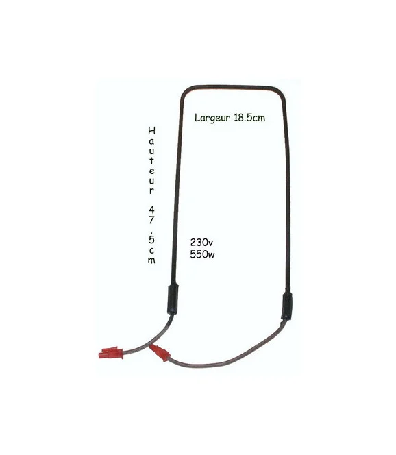 Résistance de dégivrage 481902188176 pour réfrigérateur Américain Whirlpool - Whirlpool Laden Ignis Baucknecht Radiola Philips