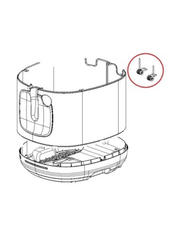 Ressorts droit et gauche MOULINEX SS-995079