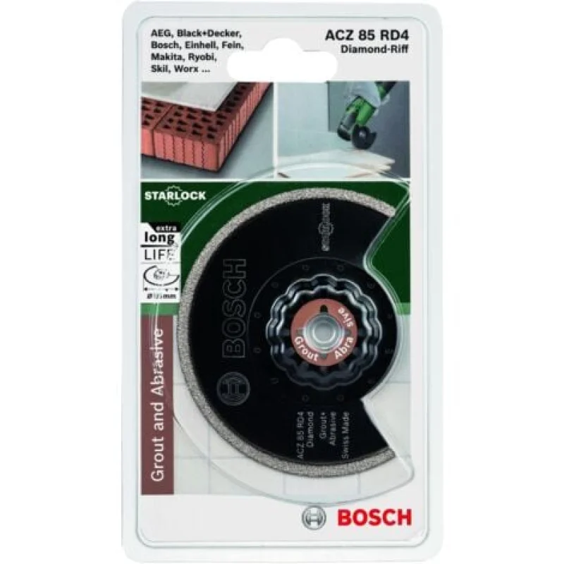 Scie à segments Starlock Diamant RIFF ACZ 85 RD4 85 mm BOSCH 2609256972 - Bosch Outillages