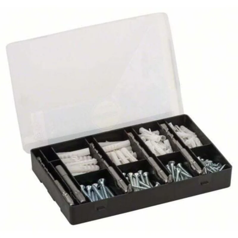 Set de fixation SDS plus-1 Bosch, 173 pièces - 2607017163