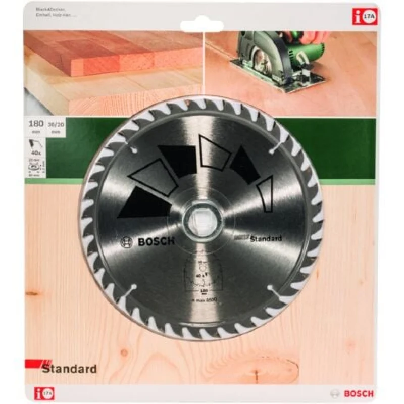 STANDARD Lame de scie circulaire Ø 180 mm BOSCH 2609256815 - Bosch Outillages
