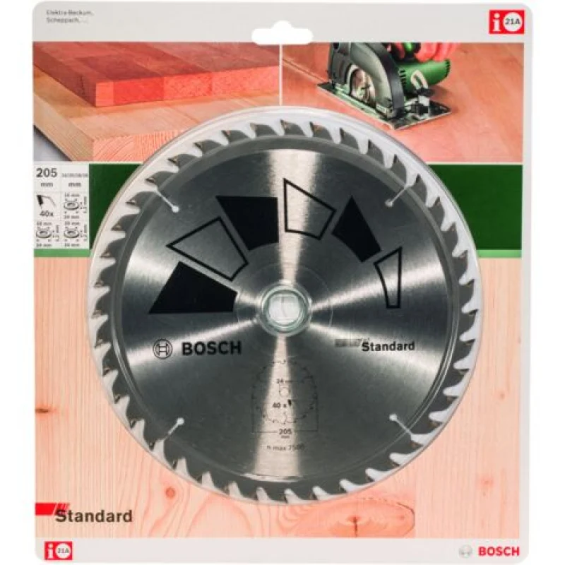 STANDARD Lame de scie circulaire Ø 205 mm BOSCH 2609256822 - Bosch Outillages